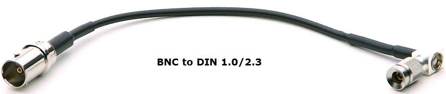 BNC to DIN 1.0/2.3