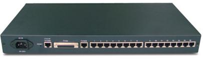 16-port RS232/485/422 to Ethernet